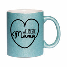 Glitzertasse - Beste Mama