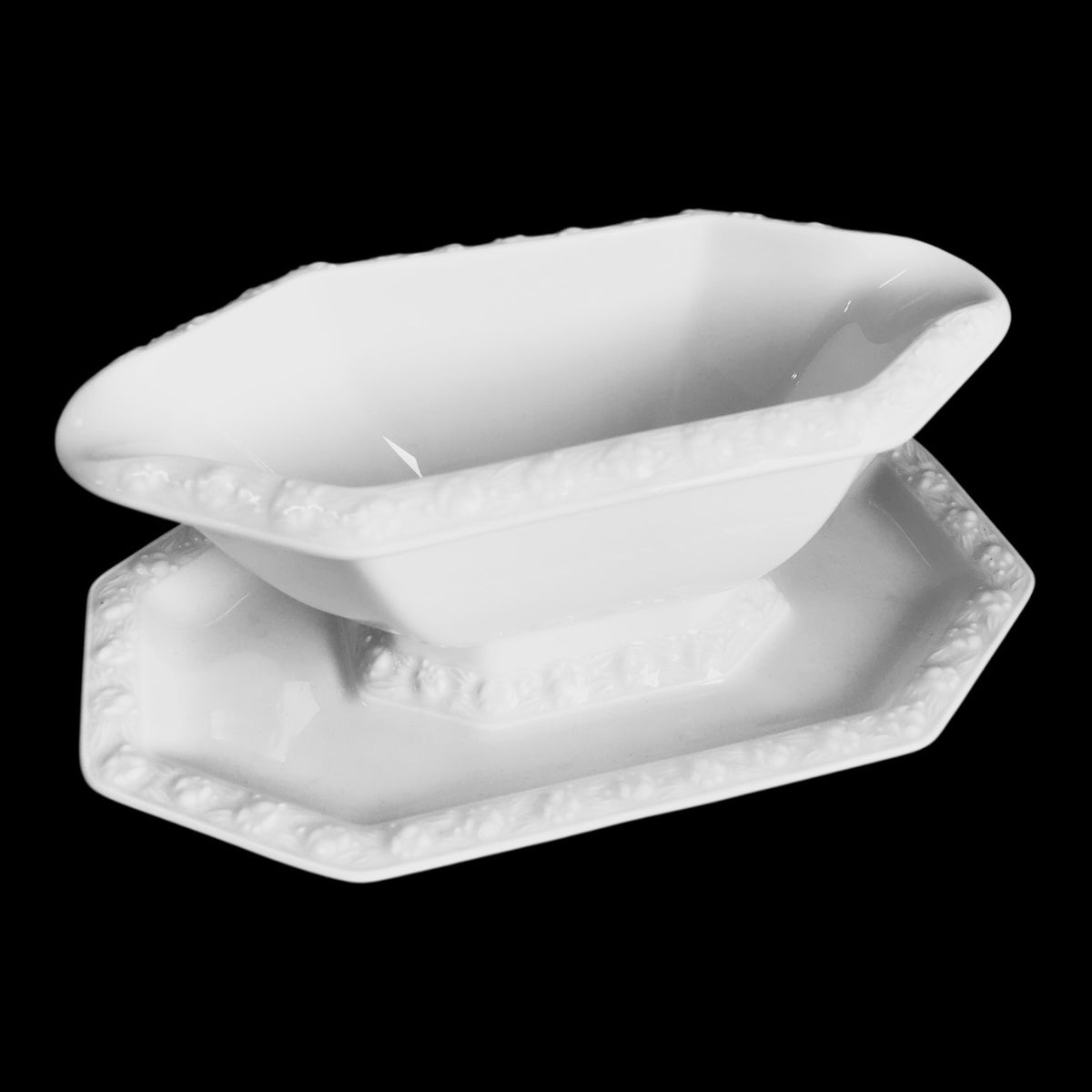 Sauciere 21cm für 6 Personen Maria Weiß Weiß Rosenthal Porzellan