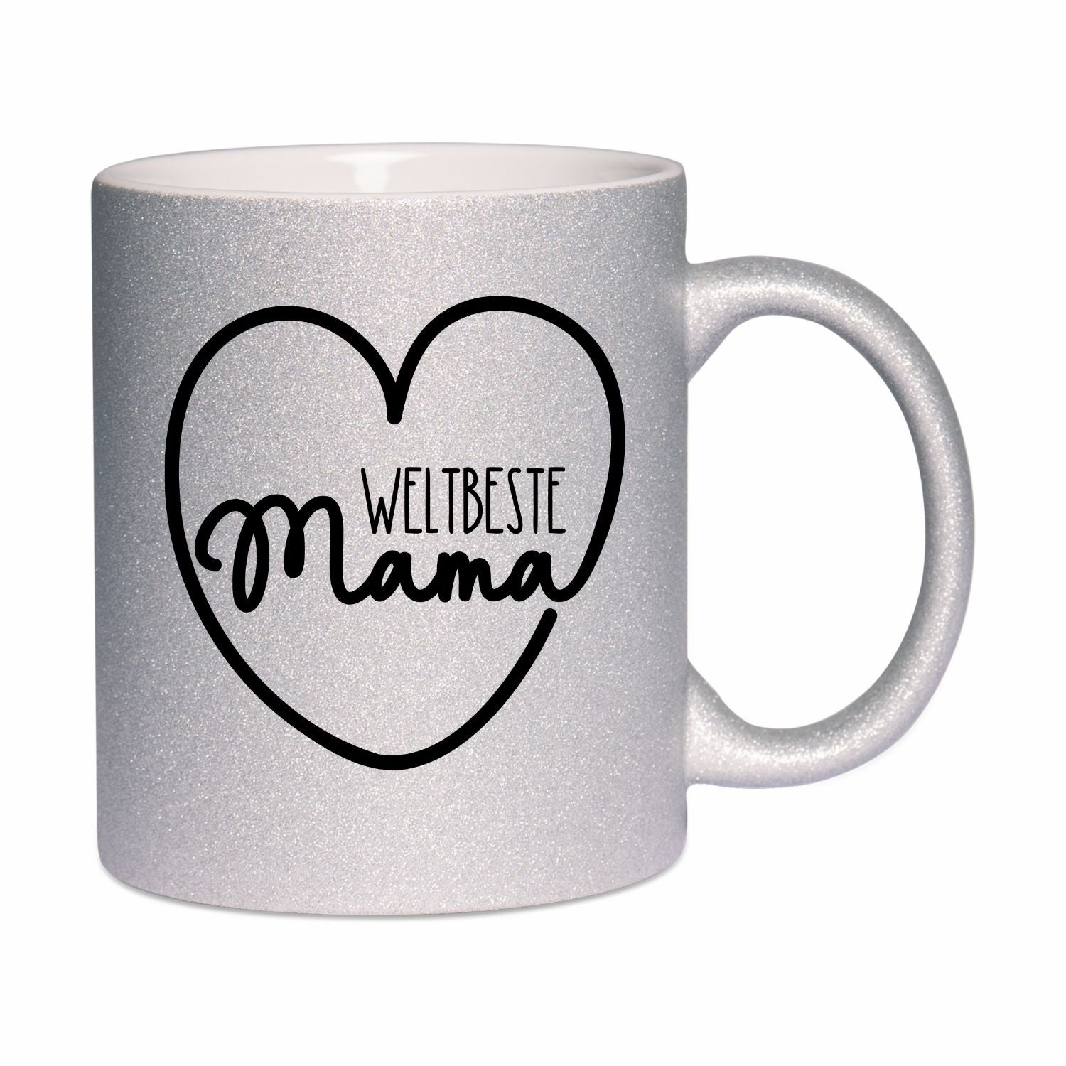 Glitzertasse - Beste Mama