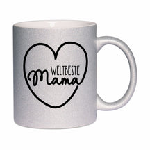 Glitzertasse - Beste Mama