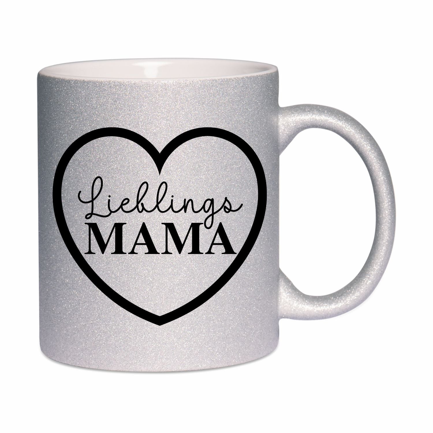 Glitzertasse - Lieblingsmama