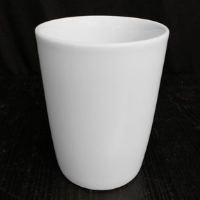 24 Stück Kaffeebecher ohne Henkel Porzellan Trinkbecher 300ml Weiß B-Ware