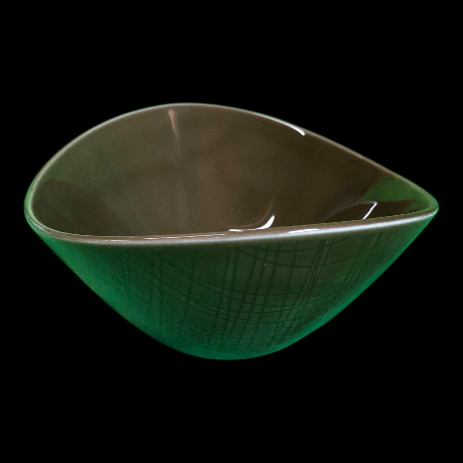 Schüssel Schale oval Mesh Colours Walnut Walnuss 16 x 12cm Rosenthal Porzellan