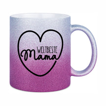Glitzertasse - Beste Mama