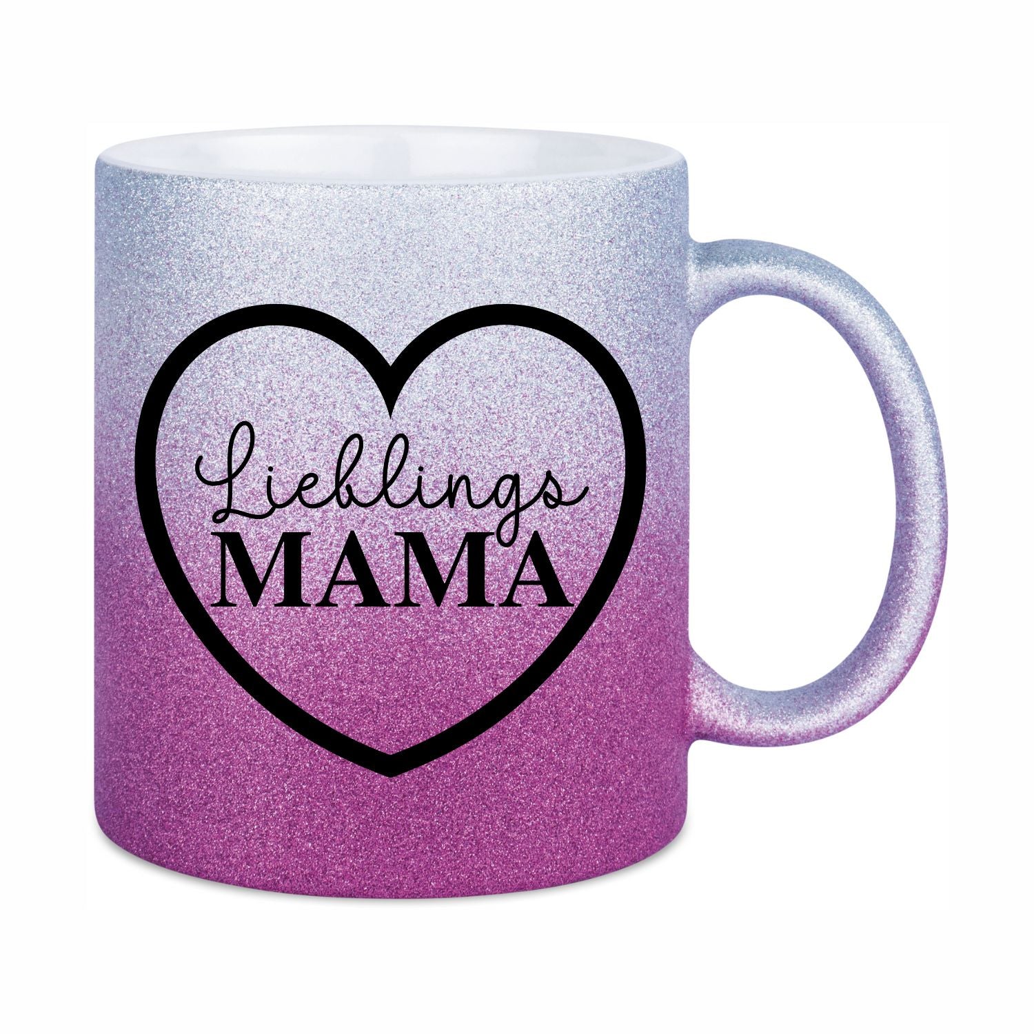 Glitzertasse - Lieblingsmama