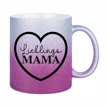 Glitzertasse - Lieblingsmama