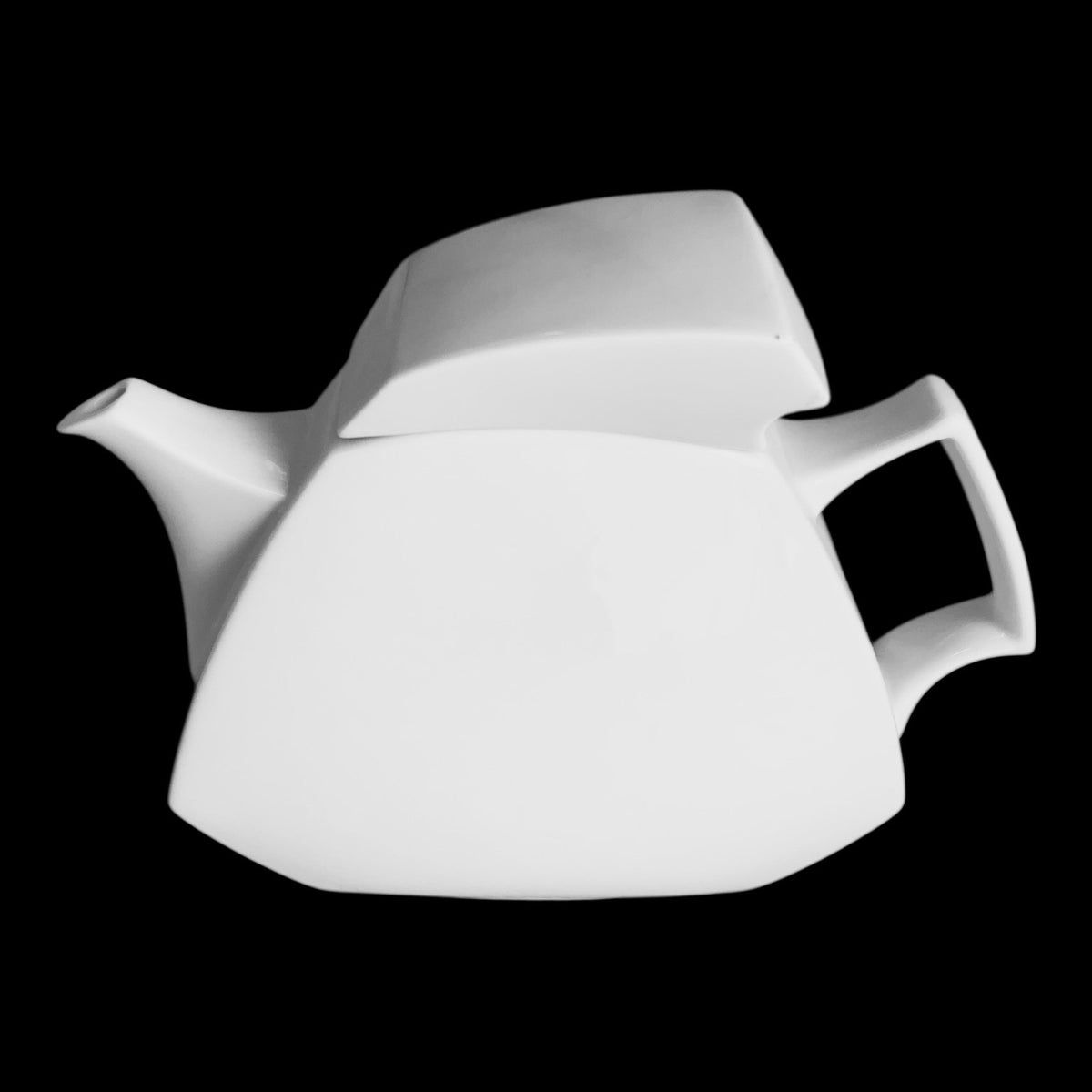 Teekanne 2-tlg. Flash 1,2l Weiß Rosenthal Porzellan