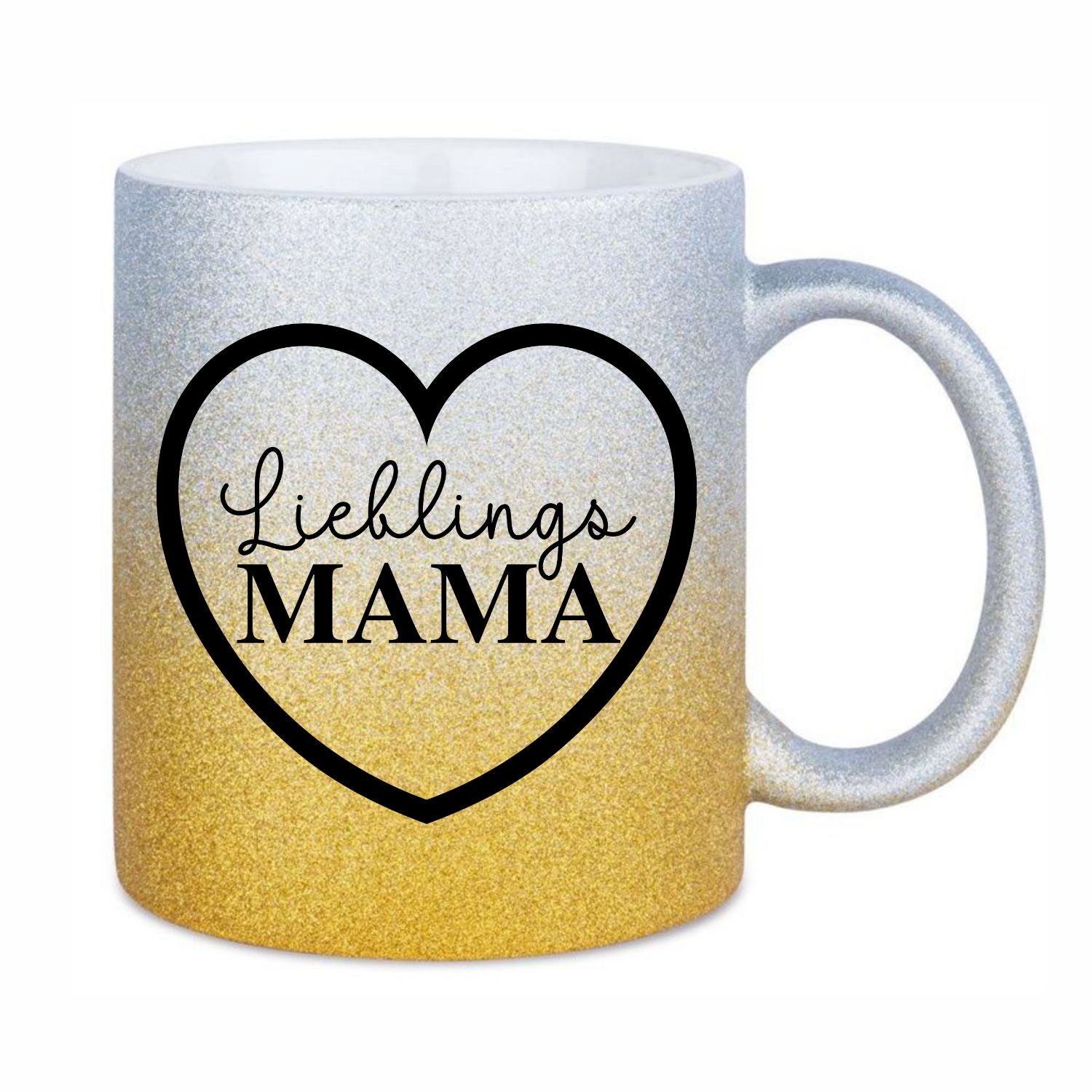 Glitzertasse - Lieblingsmama