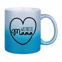 Glitzertasse - Beste Mama