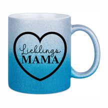 Glitzertasse - Lieblingsmama