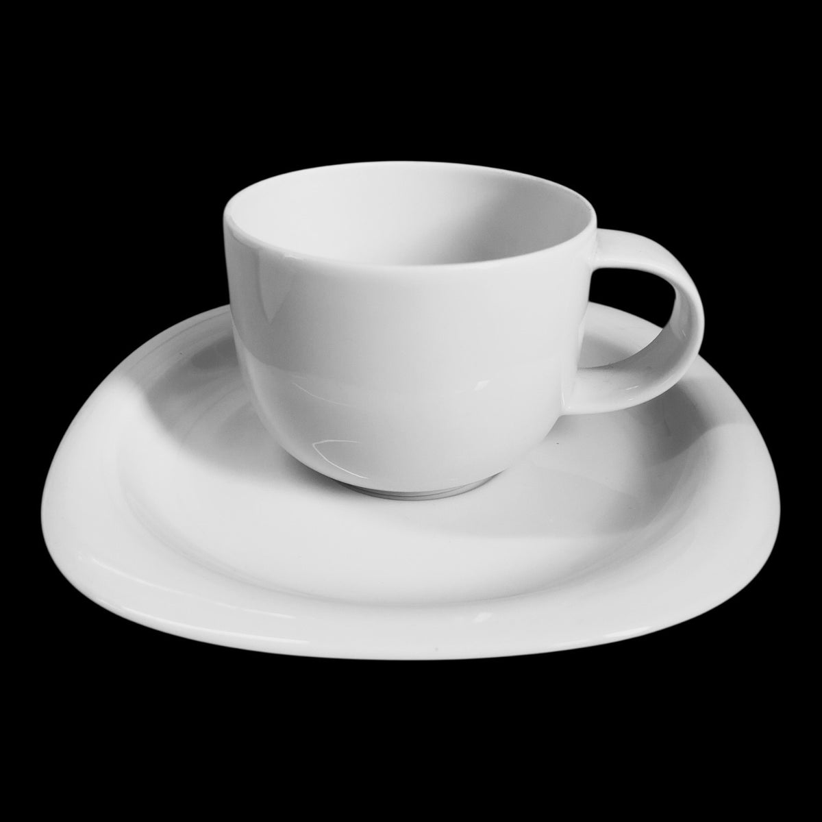 Rosenthal Suomi Kaffeetasse 2-tlg Weiß – Porzellan Tasse mit Untertasse