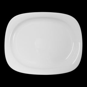 Rosenthal Suomi Servierplatte 33 cm Weiß – Porzellan Platte oval – studio line