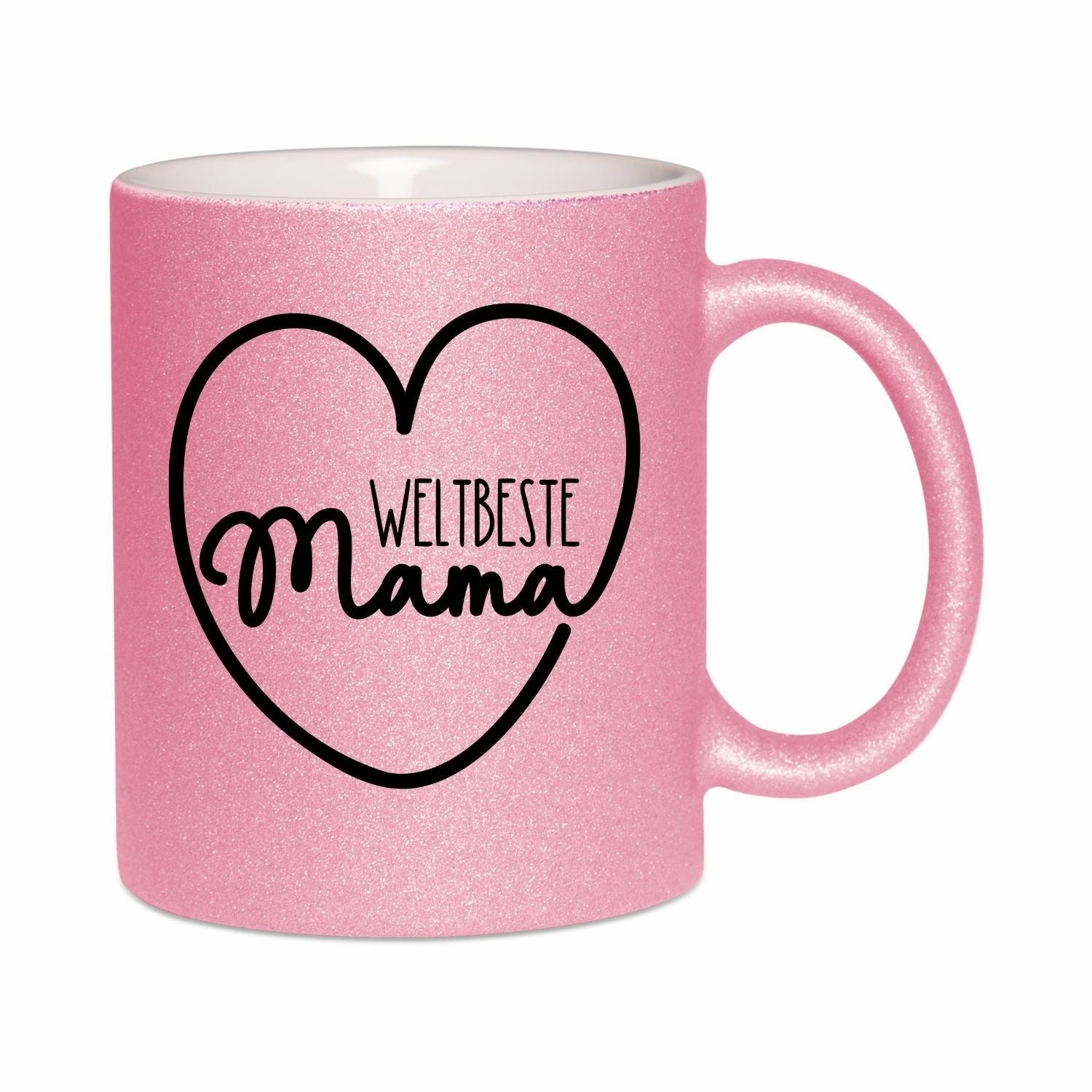 Glitzertasse - Beste Mama