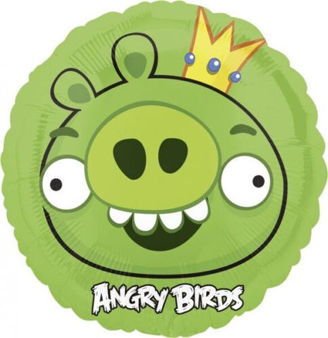 Folienballon Angry Birds Schwein König