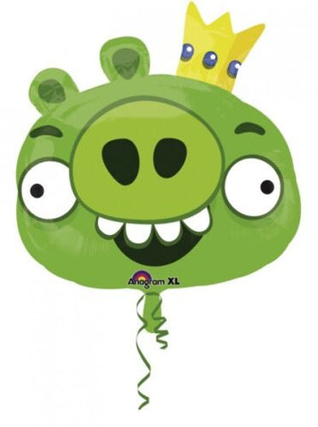 XL Folienballon Angry Birds Pig King
