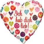 Folienballon Ich hab dich lieb