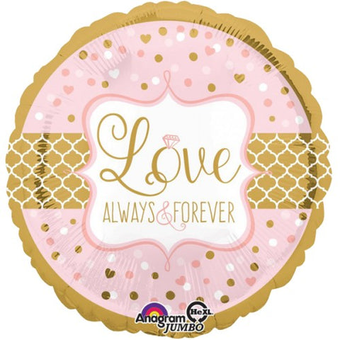 Folienballon Love always forever