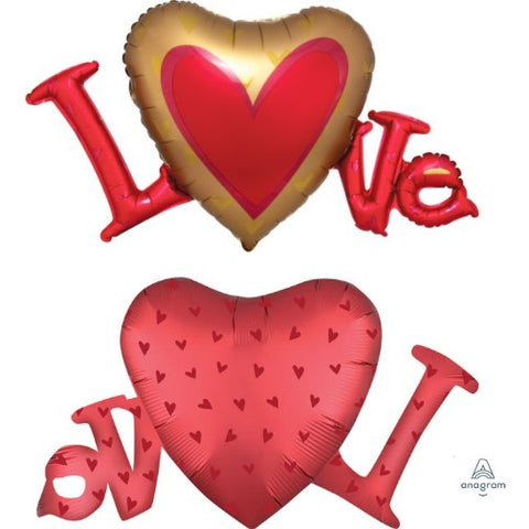 XL Folienballon Love