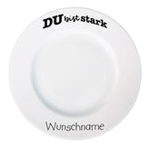 Frühstücksteller Du bist stark