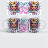 Tasse - Mädchen - Guck nicht so