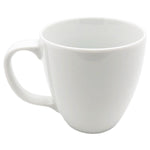 Kaffeebecher Tasse Porzellan 400ml bauchig mit Wunschname