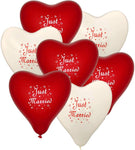 Luftballons - Herzballons - 28cm - Just Married