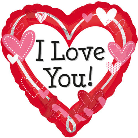 Folienballon I Love You