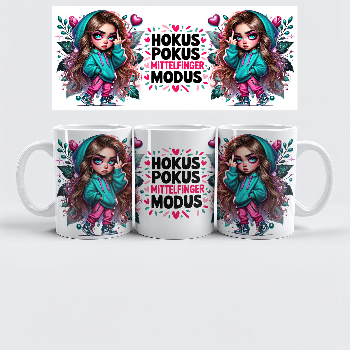 Tasse - Mädchen - Hokus Pokus