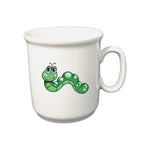 Tasse Kinderbecher Wurm mit Wunschname