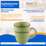 Frühstücksservice 3-tlg. Hellgrün mit Wunschname