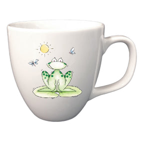 Tasse XL Frosch mit Wunschname