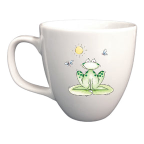 Tasse XL Frosch mit Wunschname