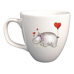 Tasse XL Nilpferd 2 mit Wunschname