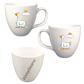 Tasse XL Gans mit Wunschname