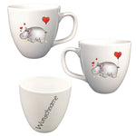 Tasse XL Nilpferd 2 mit Wunschname