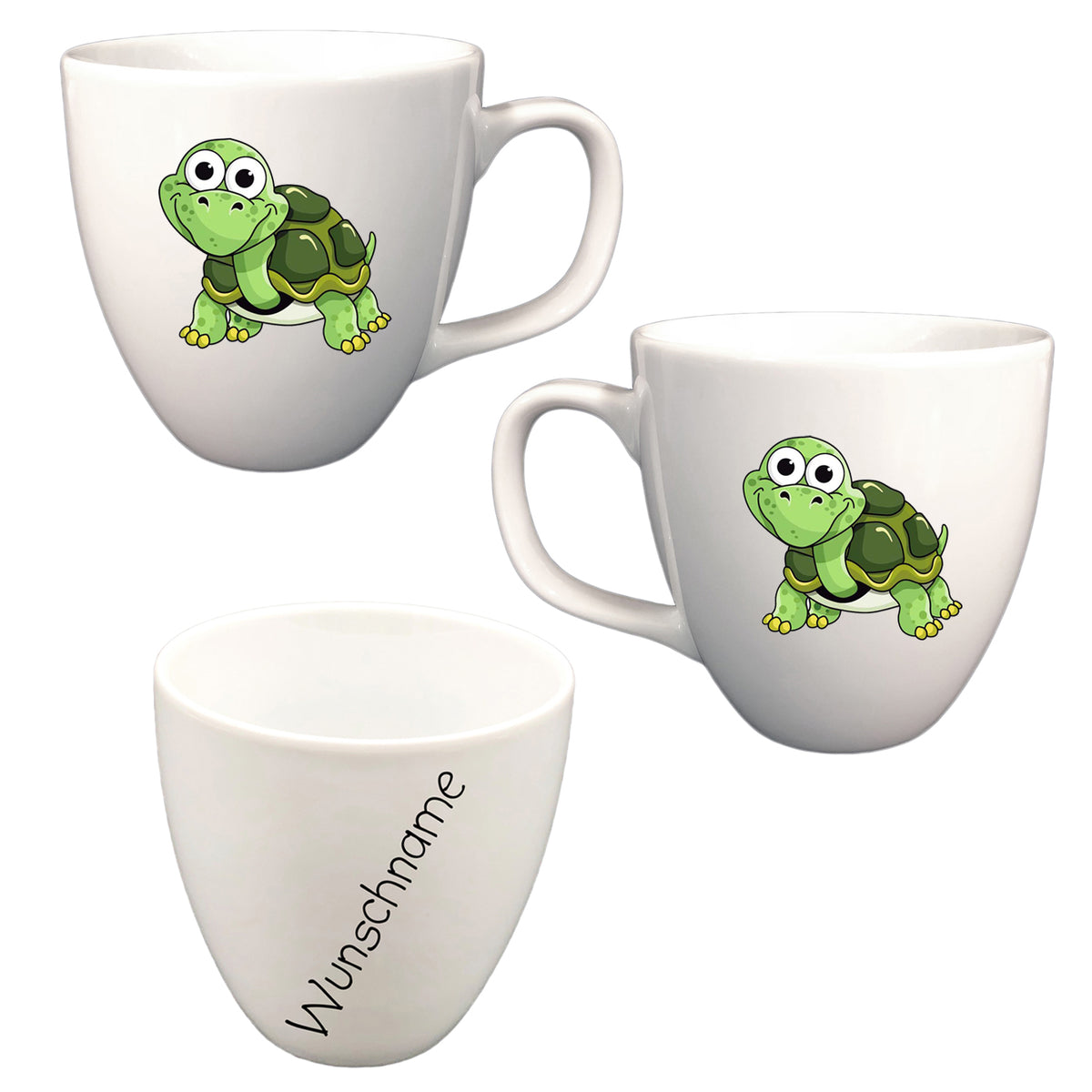 Tasse XL Schildkröte mit Wunschname