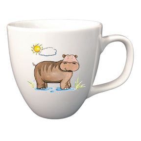 Tasse XL Nilpferd mit Wunschname