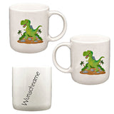 Tasse L Dinosaurier mit Wunschname