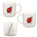 Tasse L Marienkäfer mit Wunschname