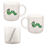 Tasse L Wurm mit Wunschname