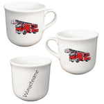 Tasse Kindertasse Feuerwehr mit Wunschname