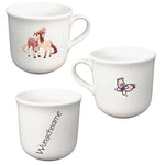 Tasse Kindertasse Pferde 2 mit Wunschname