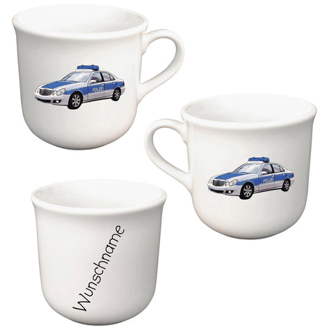 Tasse Kindertasse Polizei mit Wunschname