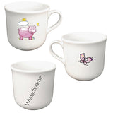 Tasse Kindertasse Schwein mit Wunschname