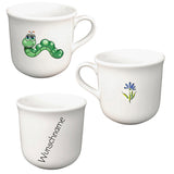 Tasse Kindertasse Wurm mit Wunschname