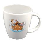 Tasse Kindertasse eckig Arche Noah mit Wunschname