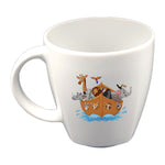 Tasse Kindertasse eckig Arche Noah mit Wunschname