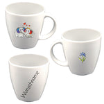Tasse Kindertasse eckig Elefant 2 mit Wunschname
