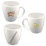 Tasse Kindertasse eckig Nilpferd mit Wunschname
