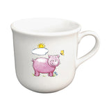 Tasse Kindertasse Schwein mit Wunschname